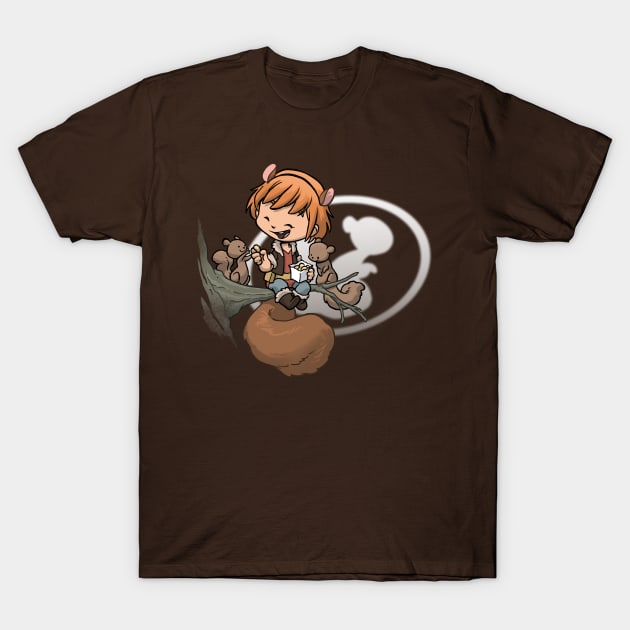 Fine Squirrely Friends T-Shirt by Dooomcat